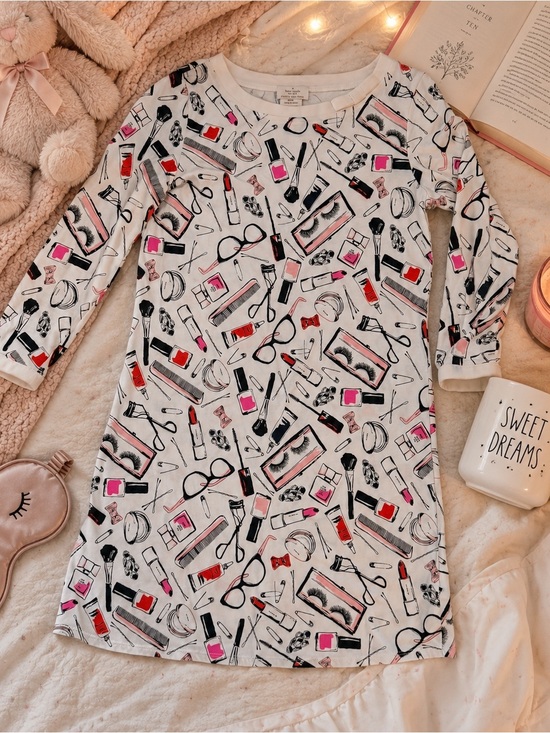 kate spade Other - Kate Spade Dream a Little Dream Makeup Print‎ nightgown XS